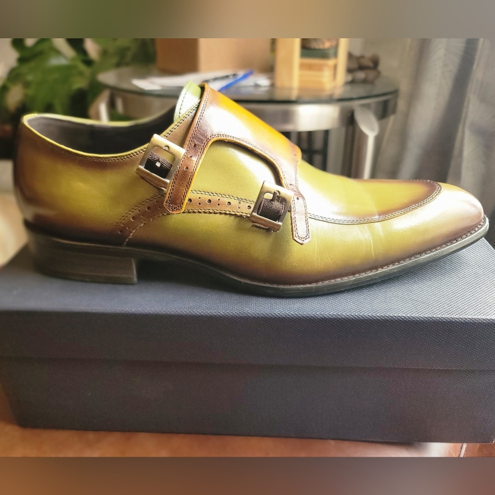 Carrucci Double Monk Strap Loafers